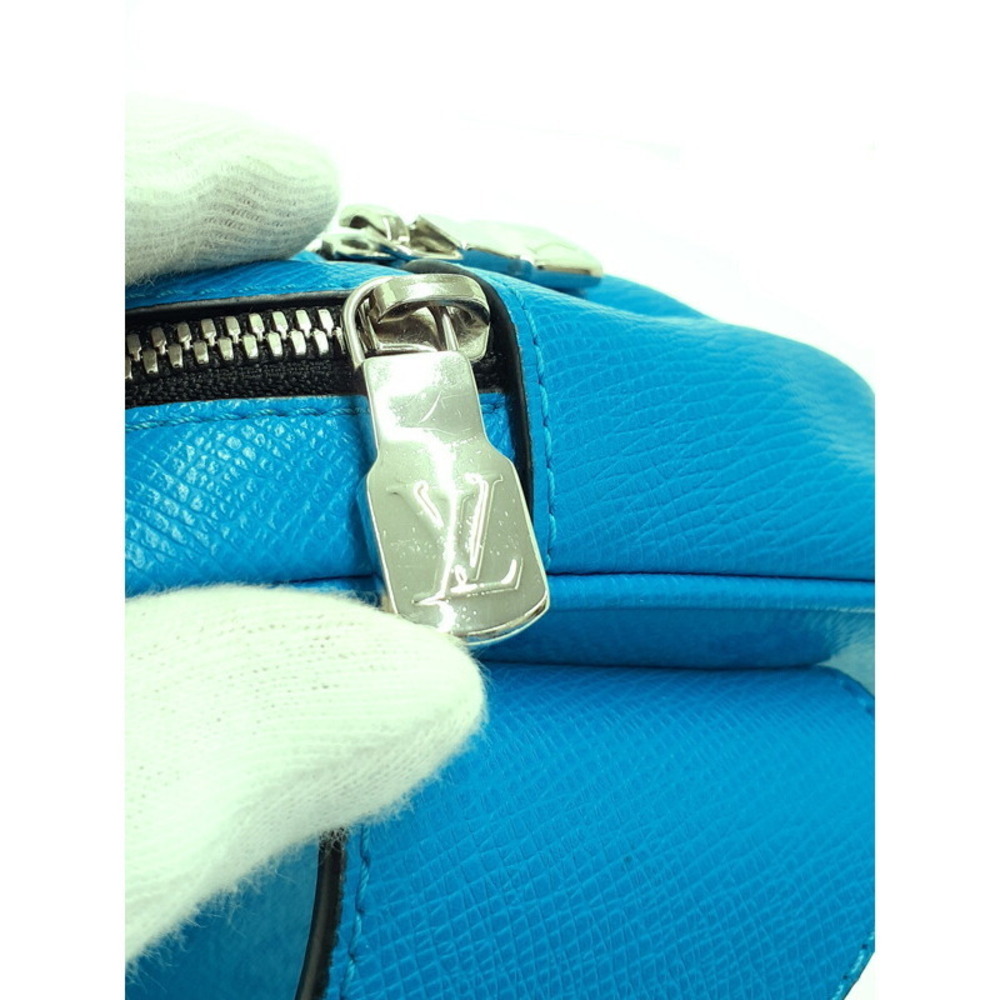 Louis Vuitton Taiga Black Leather Rama Bum Bag Outdoor Body - Picture 7 of 9